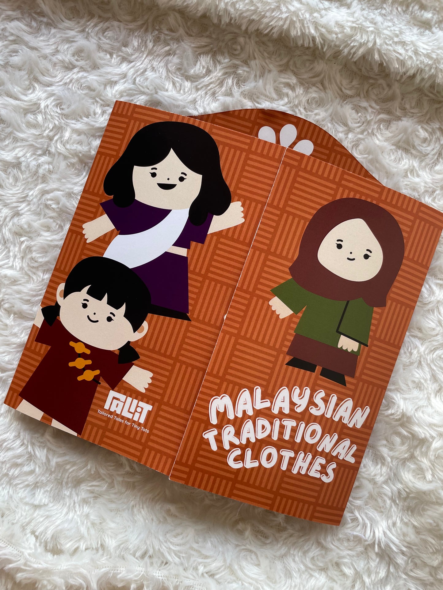 Malaysian Costume Finger Puppets