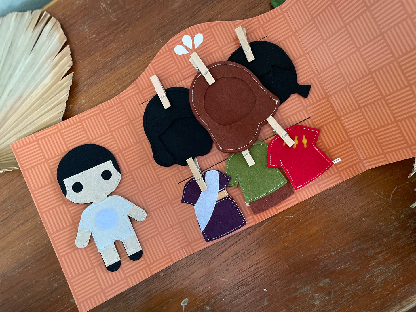 Malaysian Costume Finger Puppets