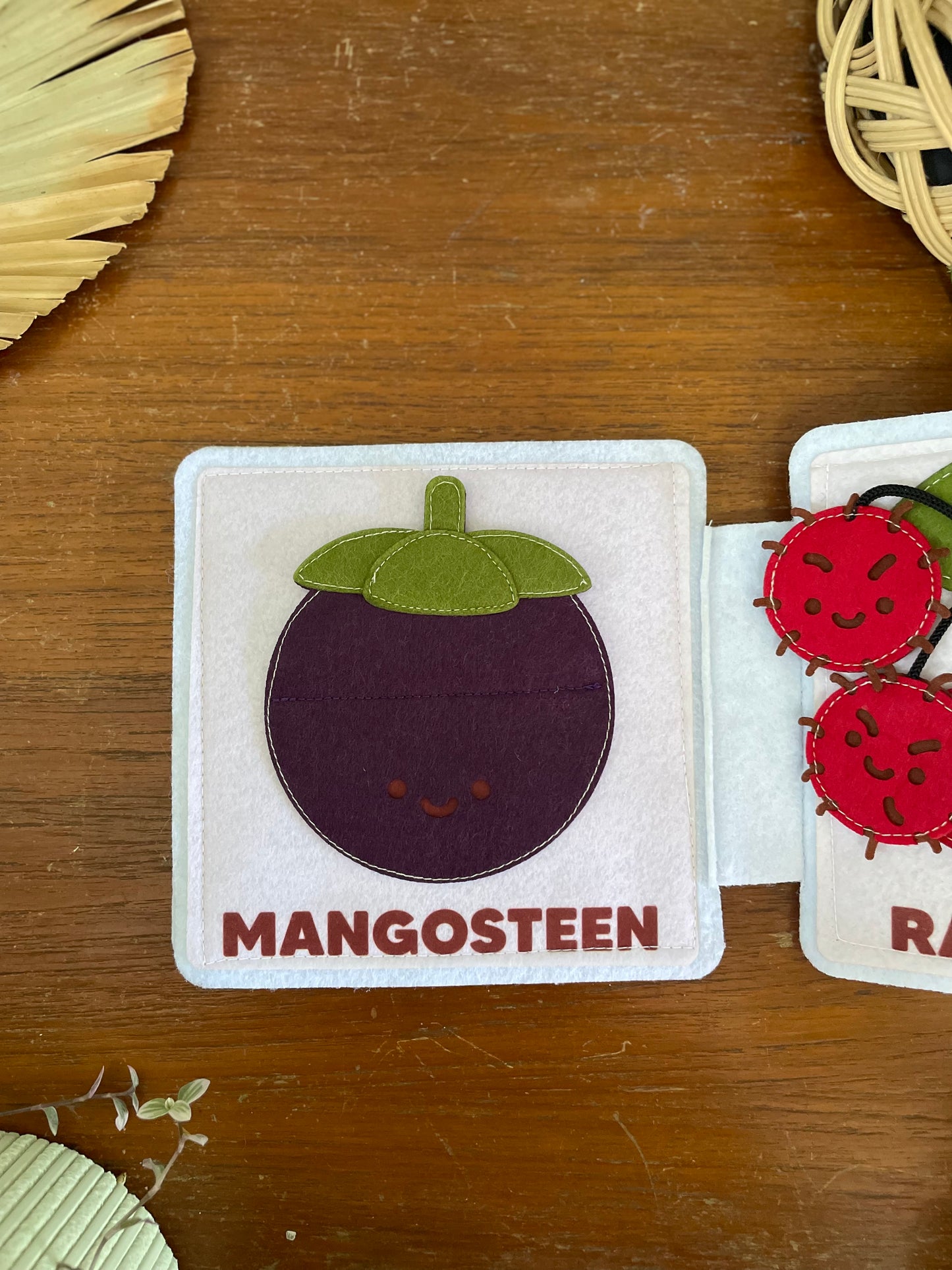 MALAYSIAN FRUIT MINI BUSY BOOK